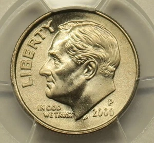2000 P Roosevelt Dime PCGS MS68FB Free Shipping - Picture 1 of 4