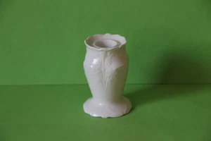 Tirschenreuth Fortuna Weiss Kerzenhalter Kerzenständer Tischleuchter 092219 - Picture 1 of 1