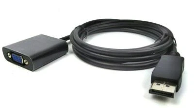 Displayport Male to VGA Female Video Converter Adapter Cable 3AA01219500 - Image 1 of 4