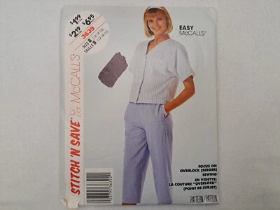 Stitch 'N Save Pattern - Misses' Shirt & Pants (12-16) #7681 - Uncut - Image 1 of 4