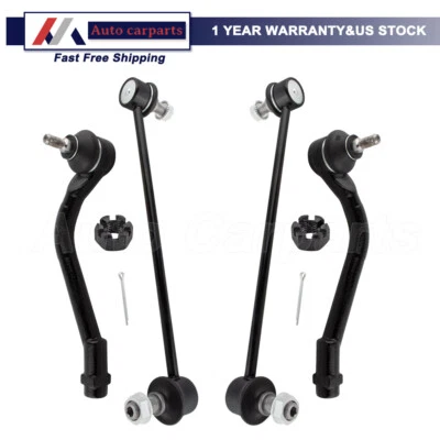 Barras estabilizadoras de extremo de barra de amarre delanteras 4 piezas para Hyundai Tucson 2014-15 Kia Sportage 2014-16 Foto 1 de 4