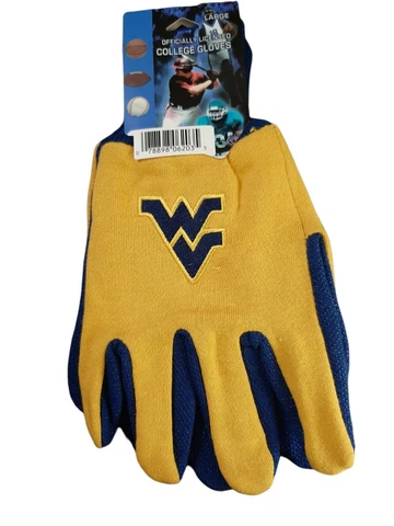 West Virginia Mountaineers Gloves Bergundy w/ Black Palm Cover