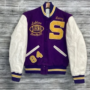 Vintage Sabino Sabercats Varsity Jacke Herren 38 DE Long High School Fußball 80er - Bild 1 von 10