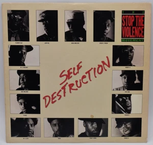 The Stop The Violence Movement Self Destruction 12" Vinyl Record Album 1989 VG - Picture 1 of 6