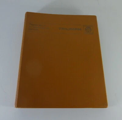 Arbeitsrichtzeiten Triumph Stag / Dolomite/Spitfire Stand 1970 Alemán - Imagen 1 de 4