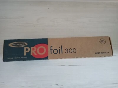 Aluminium Cooking Foil Prowrap Professional Catering Food Wrap 12" 300mm x 75m