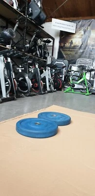 40 KG JORDAN FITNESS RUBBER  BUMPER OLYMPIC PLATES Commercial Gym Equipment  - Image 1 of 4