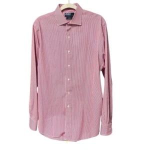Polo Ralph Lauren Button Down Hemd Gr. 16,5 34/35 rot gestreift Weihnachten - Bild 1 von 6
