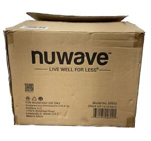 NuWave Pro Plus Model no.20602 Black Infrared Oven W/Extender Ring NEW OPEN BOX