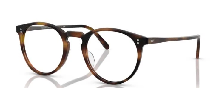 Gafas para hombre Oliver Peoples 0OV5183 1552 O'Malley caoba oscura redondas 47 mm Foto 1 de 4