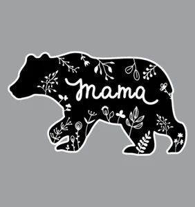 Mama Bear Laptop Sticker - Picture 1 of 5