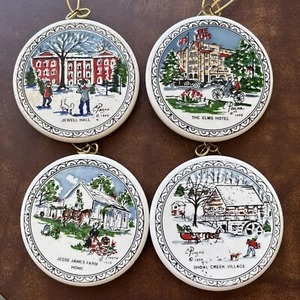 Carolyn Payne Christmas Ornaments Featuring Liberty, MO Landmarks Clay County - Picture 1 of 9
