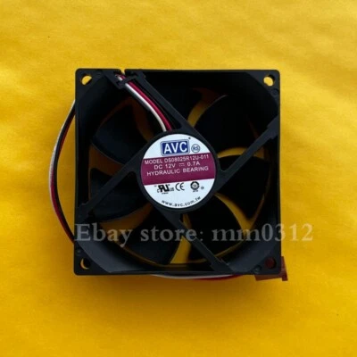 1pc  AVC DS08025R12U-011 DC12V 0.70A large air volume CPU fan 3pin - Image 1 of 2