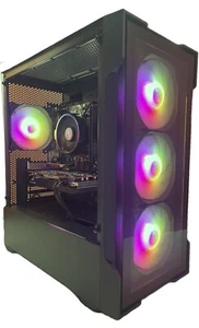 I7 Killer Gaming PC Computer AMD Ryzen 5600 CPU Nvidia RTX 4060 1TB SSD 16gb Ram - Afbeelding 1 van 21