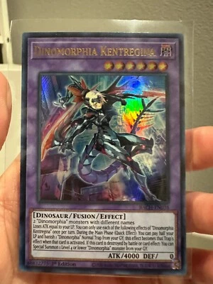 Yugioh! Dinomorphia Kentregina - BACH-EN038 - Ultra Rare 1st Edition NM 1119#117 - Image 1 of 2