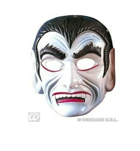 Maschera Vampiro Plastica Economica Mask Halloween Feste Carnevale WIDMANN 5488H - Foto 1 di 1