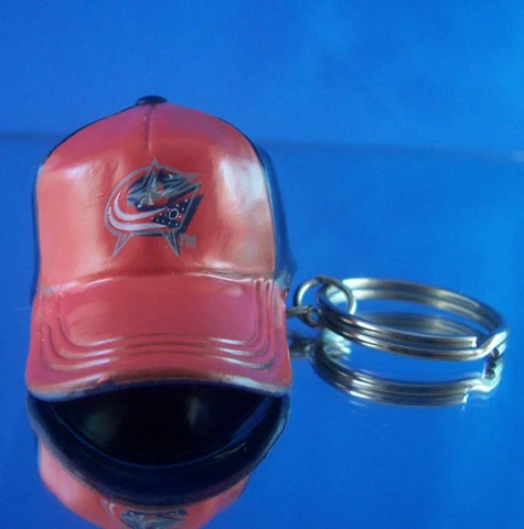 COLUMBUS BLUE JACKETS HOCKEY MINI TEAM CAP HAT KEYCHAIN 2" LONG NHL LICENSED Cover