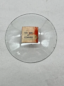 Convex Dome Clock Glass 4" Inches, New Old Stock (CM53-140) - Picture 1 of 2