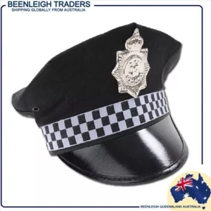 Costume POLICE OFFICERS HAT Perfect For Costume Parties & Halloween Brand New - Picture 1 of 6