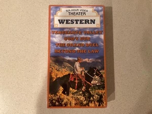 Six-Hour Video Theater: Western (VHS, 1996) 4 Movies - Picture 1 of 5