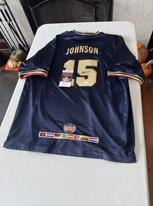 Magic Johnson signed Blue Olympic Authentic Jersey JSA Authentication RARE - Picture 1 of 24