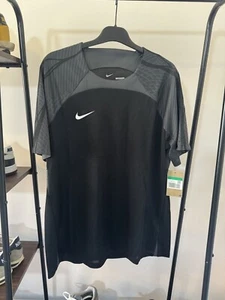 Nike Strike Dri-Fit Short Sleeve Training Running Gym Top Black [DV9237-010] XL - Picture 1 of 10