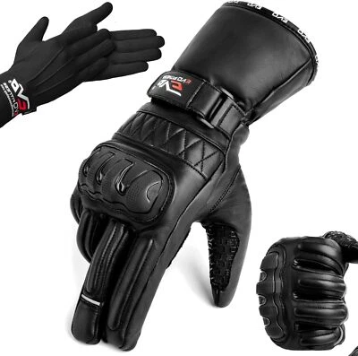 EVO Fitness Motorbike Motorcycle With Winter inner Thermal Gloves Waterproof - Image 1 of 4