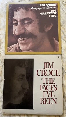 2 JIM CROCE ORIGINAL VINYL LP’s 1-THE FACES I’VE BEEN 2-HIS GREATEST HITS! FINE! - Image 1 of 4