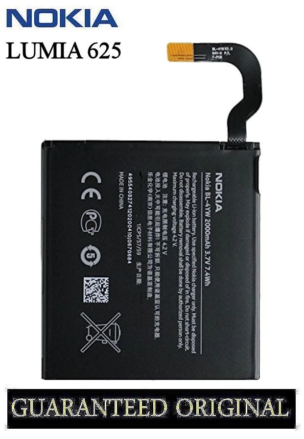 Battery Rechargeable Akku Bateria Bl-4yw Original Nokia 2000mah LUMIA 925