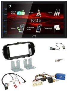 JVC USB Bluetooth Lenkrad DAB 2DIN Autoradio für Kia Soul 2016-2019 piano - Bild 1 von 11