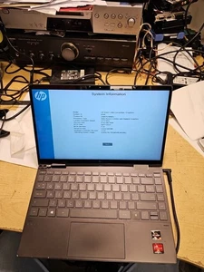 HP Envy x360 Convertible 13-ay0008na AMD Ryzen 5 4500U,8GB, 256 NVME- Works Ok. - Picture 1 of 24