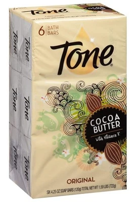 Tone cocoa butter bar soap sealed 6 pack - Image 1 of 4