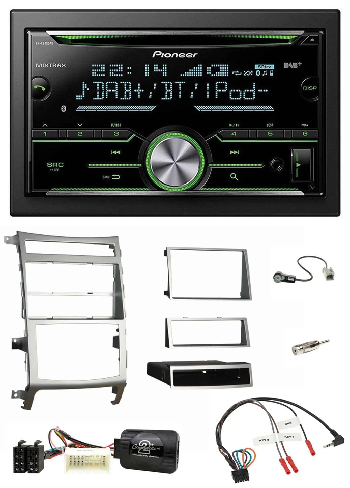 Pioneer Bluetooth Lenkrad DAB 2DIN USB CD Autoradio für Hyundai IX55 2009-2012 s - Bild 1 von 4