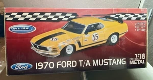 New Sealed Welly 1970 Trans AM Mustang Yellow #15, Limited Edition 1:18 - Picture 1 of 7