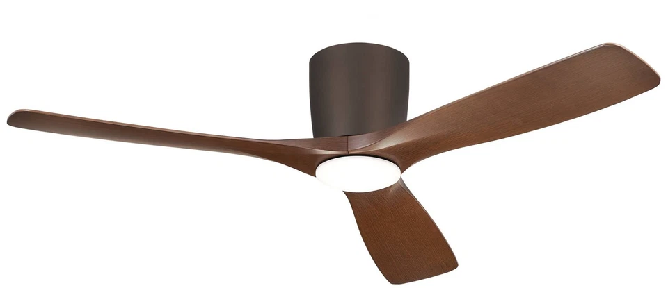 54" Kichler Volos Bronze LED Ceiling Fan with Walnut Blades - Image 1 of 1