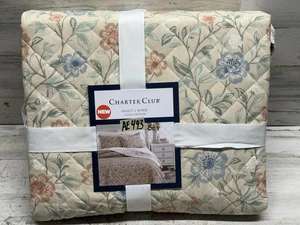 Charter Club Quilt King/Groß Wende Garten Blumen Bettwäsche Set Neu - Bild 1 von 4