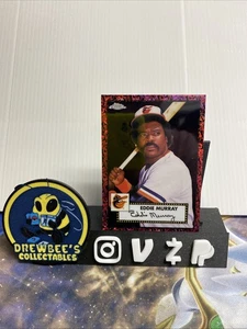 2021 Topps Chrome Platinum #503 Eddie Murray Topps Logo Red 5/5 Orioles - Picture 1 of 7