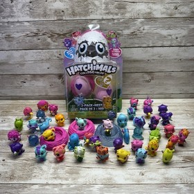 Hatchimals Lot 40 Figures Accessories 1 Sealed Glittering Garden Egg Spin Master