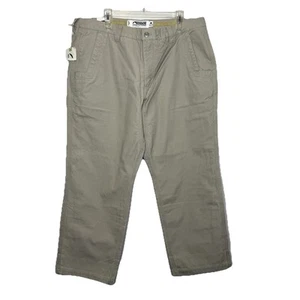 Pantaloni da montagna Mountain Khakis foderati in flanella 40x30 nuovi con etichetta - Foto 1 di 10