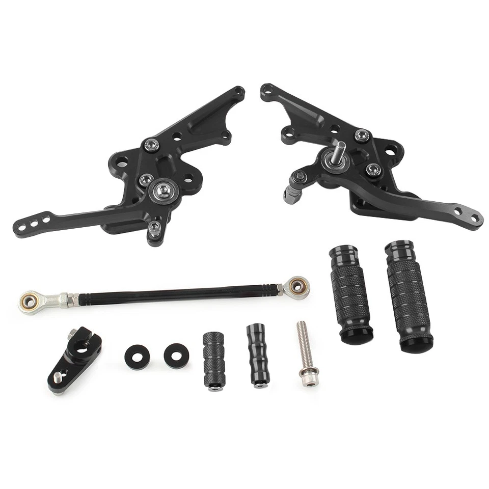 Rearset Rear Set Footpegs Footrest Fit Kawasaki Ninja ZX14R 2006-2011 Adjustable Foto 1 de 1