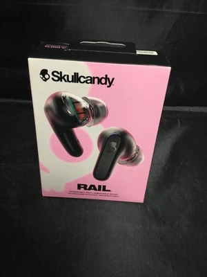 Genuine Skullcandy Rail In-Ear Wireless Earbud (True Black) Brand New - Image 1 of 2