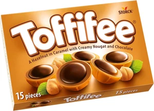 Chewy Nougat Caramel Cups with Hazelnut and Chocolate, 15 Pieces (Pack of 1) - Picture 1 of 16