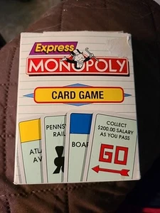Parker Brothers Express Monopoly Card Game 1993 Complete With Box & Instructions - Picture 1 of 10