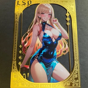 Goddess Story Gold METALL Karte - Seriennummer #/200! Marin Bikini Anime Girl - Bild 1 von 6