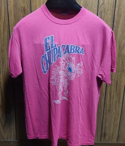 El Chupacabra Shirt Medium Rosa Kurzarm #10 am Rücken - Bild 1 von 4