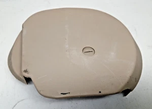 BMW E23 E24 E28 OEM Sport Seat Hinge Cover Natural Nutria Tan Left Outer '80-90 - Picture 1 of 8
