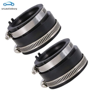2X Carburetor Intake Boot for 2005 2006 2007 Kawasaki Brute Force 750 KVF750 - Foto 1 di 6