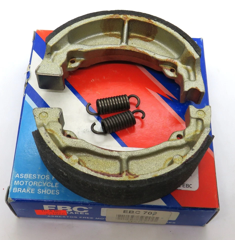 702 EBC Organic Rear Brake Shoes for Kawasaki KDX200 KX125 1983-1988 - Image 1 of 1
