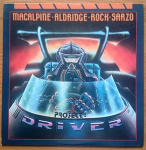 MACALPINE-ALDRIDGE-ROCK-SARZO DRIVER Vinyl  LP Record  with OBI from JAPAN - Picture 1 of 18