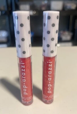 Lot of (2) Pop•arazzi High Shine Lip Glosses HOLLYWOOD - Sealed - Image 1 of 2